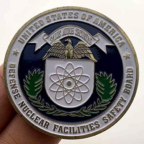 ABD Savunma Nükleer Tesisleri Güvenlik Kurulu Hatıra Sikke Desen Mücadelesi Coin Gümüş Kaplama hatıra parası