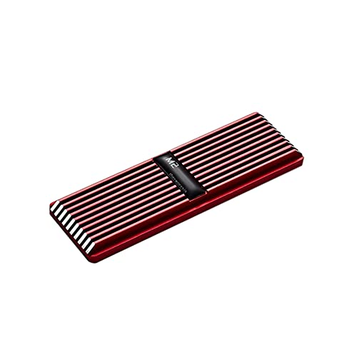 Aımeıxın M. 2 Soğutucu Soğutucu, alüminyum ısı yutucular için Silikon Termal Ped ile NVMe M. 2 2280 SSD (Kırmızı)