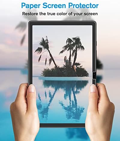 MOBDİK [2 PAKET Paperfeel Ekran Koruyucu Samsung Galaxy Tab ile Uyumlu A8 10.5 inç 2021, Kolay Kurulum Seti ile Parlama Önleyici/Çizilmeye
