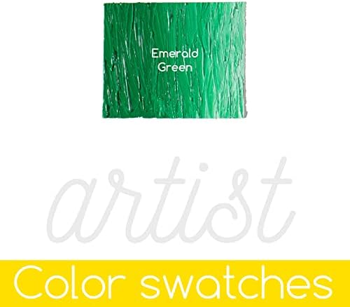 MEEDEN Yağlı Boya, 50ml (1.69 oz) Zümrüt Yeşili Yağlı Boya Tüpleri, Tuval Boyama için Ağır Vücut toksik Olmayan Sanatçı Yağ