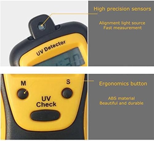 Kadınlar, Kızlar, Cilt Bakımı Hayranları için yüksek hassasiyetli UV Dayanımı Dedektörü test cihazı UV ölçüm fotometresi