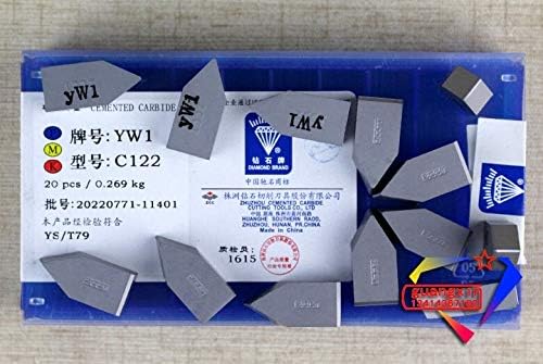 FİNCOS YW1 C122 Zhuzhou çimentolu Karbür 20 adet / kutu Kaynak Ekleme yüksek Hızlı Kesme Vidası Dış Kesme Aleti Bitirme Kafa