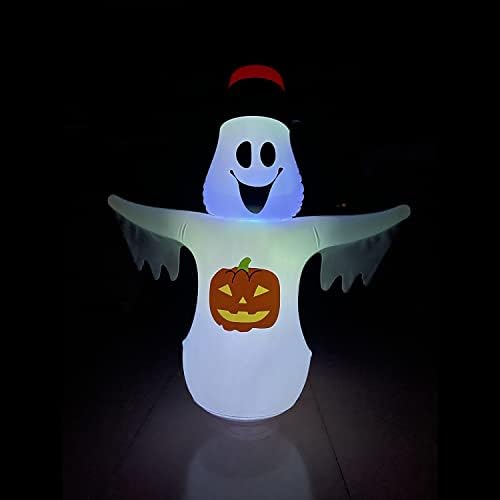 Tzsmat cadılar bayramı şişme açık Beyaz sevimli hayalet havaya uçurmak bahçe dekorasyonu için LED ışıkları ile parti açık