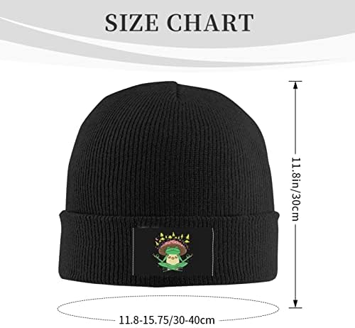 GİVEJUİE Bere Şapka Erkekler Kadınlar için Yumuşak Unisex Kış Şapka Sıcak Gerilebilir Kafatası Kapaklar Kaflı Örgü Şapka