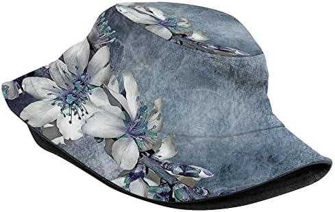 Kova Şapka Kadın Erkek, Yaz Baskı Şapka Seyahat Packable güneşlikli kep açık hava şapkası Kadınlar ve Erkekler için
