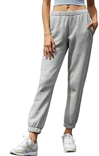 SAVİPOP kadın Cinch Alt Sweatpants Cepler ile Yüksek Bel Salonu Egzersiz koşucu pantolonu Elastik Bel ve Manşetleri