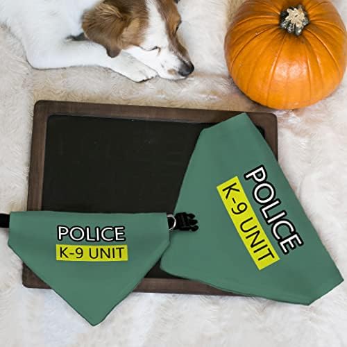 Polis Baskılı Pet Bandana Yaka-Kelime Sanat Eşarp Yaka-Baskılı Köpek Bandana-S