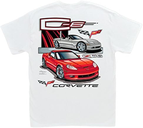 Sıcak Gömlek C6 Corvette Tişört: 2005-2013 Z06 ZR1 Chevy Vette Büyük Spor