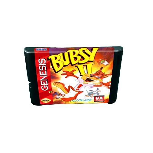 Aditi Bubsy II-Genesis MegaDrive Konsolu İçin 16 bitlik MD Oyunları Kartuş