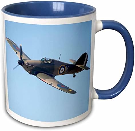 3dRose Hawker Hurricane, ingiliz ve Müttefik İkinci Dünya Savaşı Savaş Uçağı-AU02 DWA6007 David Duvar Kupası, 11 Ons