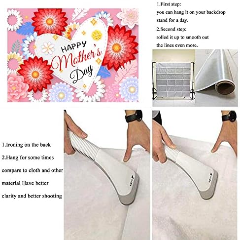 Mutlu anneler Günü Zemin 8x6FT Pembe Çiçek Aşk Kalp Arka Plan Anneler Günü Kek Masa Parti Dekorasyon fotoğraf kabini Sahne