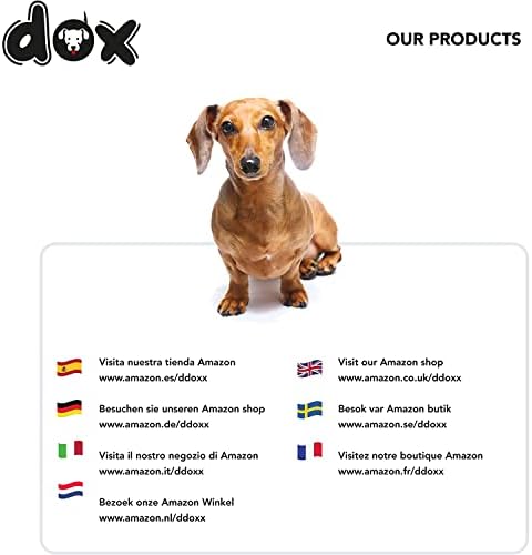 DDOXX Naylon Köpek Tasması-Güçlü ve Ayarlanabilir Köpek Tasmaları-XS (Pembe)