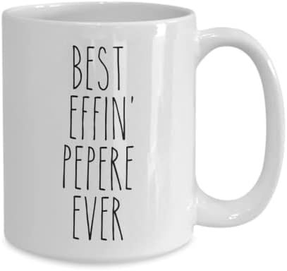 Pepere İçin hediye En İyi Effin' Pepere Hiç Kupa Kahve Fincanı Komik İş Arkadaşı Hediyeler