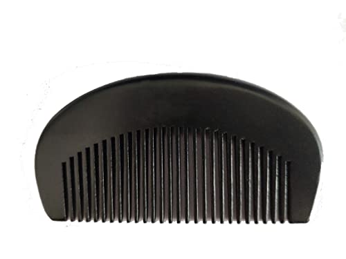 Kazımayı Logo-Siyah Şeftali Ahşap Tarak İnce Diş saç tarağı / Sakal Bakım Tarağı saç tarağı sakal fırçası (logonuzla 100