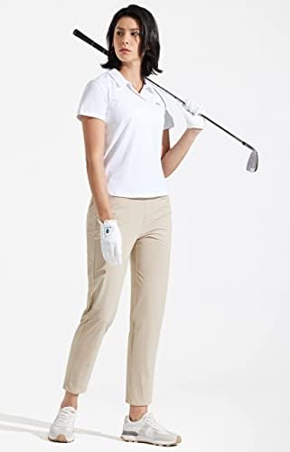 Lıbın kadın Golf Pantolon Hızlı Kuru yürüyüş pantolonu Hafif İş Ayak Bileği takım elbise pantalonları Kadınlar için İş Rahat
