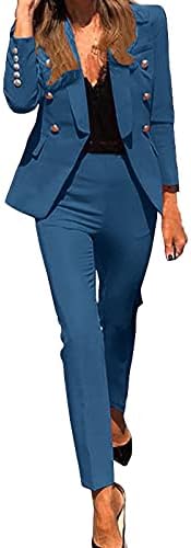 Balakie 2023 moda Kıyafet Egzersiz Blazer Elbise Blazer Ceketler Kadınlar için İş Rahat Blazer Takım Elbise İki Parçalı Ofis