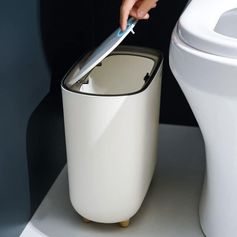 UXZDX Boşluk çöp tenekesi Ev Bomba Kapağı Dar çöp kutusu Banyo Mutfak kapaklı çöp kutusu Oturma Odası Kağıt Sepeti
