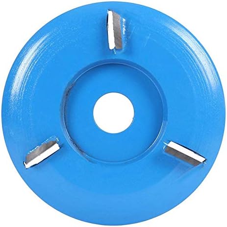 Xucus Ahşap Oyma Disk Ağaç İşleme Gravür 4 diş freze kesicisi için 16mm Diyafram Açılı Taşlama MDJ998 - (Renk: Mavi dairesel)