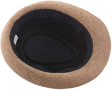 Erkek Katı Vintage Panama Şapka Melon Şapka güneş şapkası Siyah Bantlı Klasik Fedora Beyefendi Düğün Şapka Takım Elbise Temel