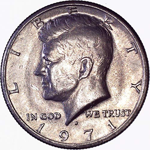 1971 D Kennedy Yarım Dolar 50C Parlak Dolaşımsız