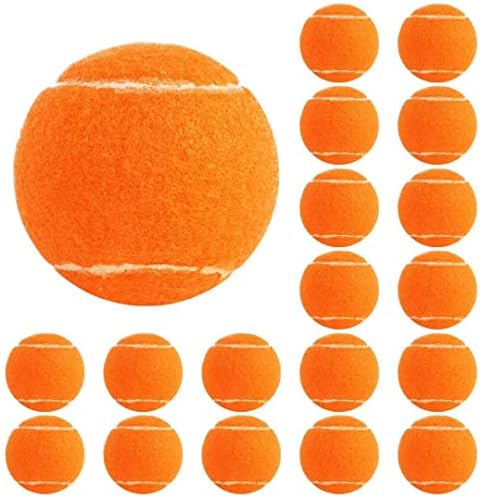 Tenis Topları, LA PEKY 18 Paket Gelişmiş Eğitim Tenis Topları Uygulama Topları, Pet Köpek Oyun Topları, Kolay Taşıma için