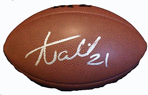 Aqıb Talib İmzalı Wilson NFL Futbolu W / KANITI, Aqıb'nin Bizim için İmzaladığı Resim, Denver Broncos, Super Bowl Şampiyonları,