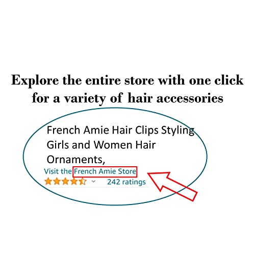 Fransız Amie Kavisli Dikdörtgen Büyük 3 1/2 Selüloit Asetat Fransız El Yapımı Otomatik Saç Klipleri Hacim saç tokası Barrette