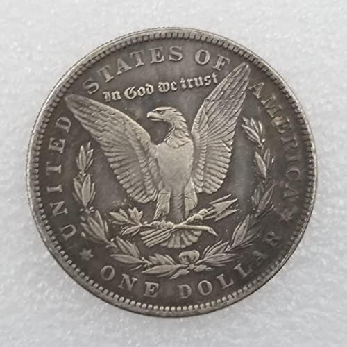 Antika El Sanatları 1898 P Pirinç Gümüş Kaplama Morgan Güzellik Eski Gümüş Dolar Yabancı Gümüş Dolar Antika