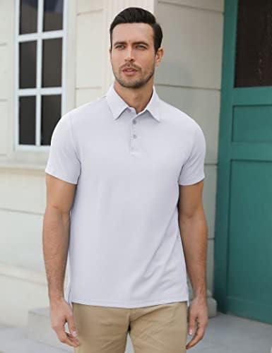 GymSmart polo gömlekler Erkekler ıçin Kısa Kollu Rahat Iş Spor Tenis golf gömlekleri