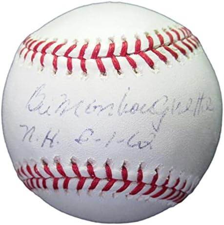 Bill Monbouquette İmzalı İmza Beyzbol OML Topu NH 8-1-62 Tristar 7091100-İmzalı Beyzbol Topları
