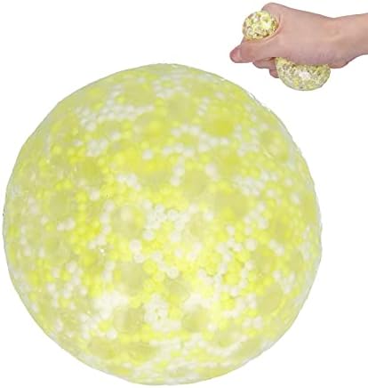 Dekompresyon Topu Oyuncak, Stres Giderici Top Yumuşak Esnek Stresi Azaltmak için Harika (Sarı)