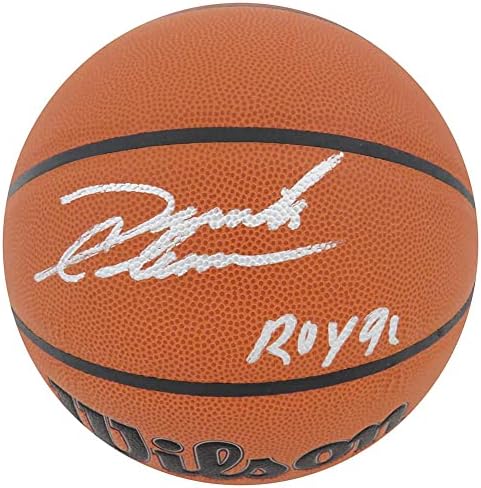 Derrick Coleman, Wilson Indoor/Outdoor NBA Basketbolunu ROY'91 ile İmzaladı - İmzalı Basketbollar
