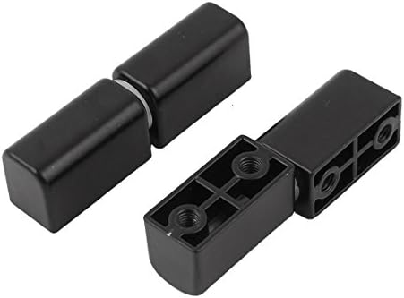 IIVVERR 2 Adet Siyah Metal Çıkarılabilir Kaldırma Menteşeleri 62mm Uzunluk Dolap Kapısı için (2 piezas de metal negro, extraíble,