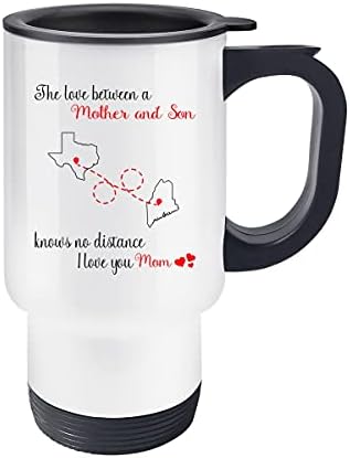 Özel anneler Günü Kahve Kupaları İki Devlet Kişiselleştirilmiş anneler Günü Bardak Hediyeler Anne Kızı/Oğlu Kahve Kupa 11oz