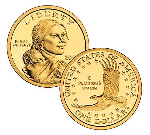 2008 S Kızılderili (Sacagawea/Altın) Dolar Kanıtı ABD Darphanesi