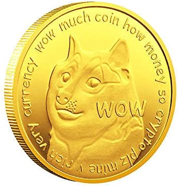 2 oz Dogecoin hatıra parası Altın Kaplama Dogecoin Cryptocurrency 2021 Sınırlı Sayıda Tahsil Sikke Hayvan Sanal Para Koruyucu