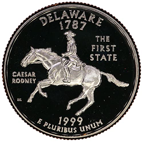 1999 S Delaware Çeyrek Kanıtı ABD Darphanesi