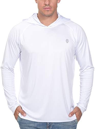 Balıkçılık Gömlek Erkekler için Uzun Kollu - Güneş Koruma SPF 50 + UV Tshirt Hoodies