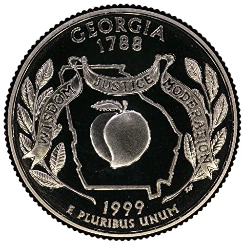 1999 S Georgia Çeyrek Kanıtı ABD Darphanesi