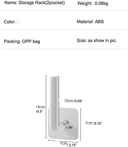 WYKDD 2 Adet Mutfak Depolama Rafı Kesme Tahtası tencere kapağı Tutucu Plastik Wrap Film rulo kağıt havlu tutucu