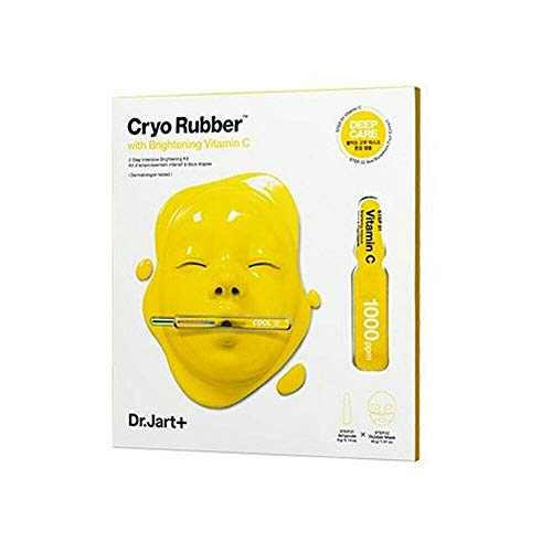 Dr. Jart Dermask Cryo Kauçuk Yüz Maskesi Paketi (4 Tip) YENİ YÜKSELTME Ampul + Kauçuk Maske 2 Adım Kiti (Parlatıcı C Vitamini)