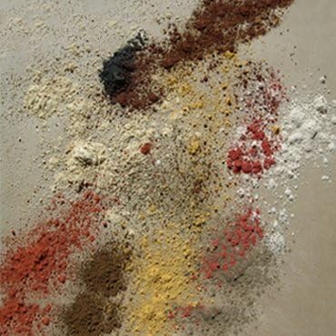 Puısaye Kırmızı Koyu Sarı Doğal Mineral Pigment-Sanatsal ve Dekoratif Boyama, Beton, Kil, Kireç, Sıva, Duvarcılık ve Boya