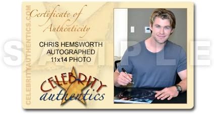 Chris Hemsworth İmzalı 11x14 Asgard'ın Oğlu Fotoğraf